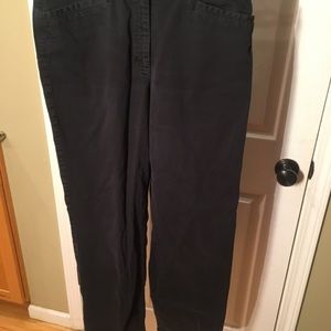 Talbots size 8 stretch black pants